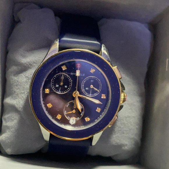 Used Michele Cape Chrono MWW27C000005